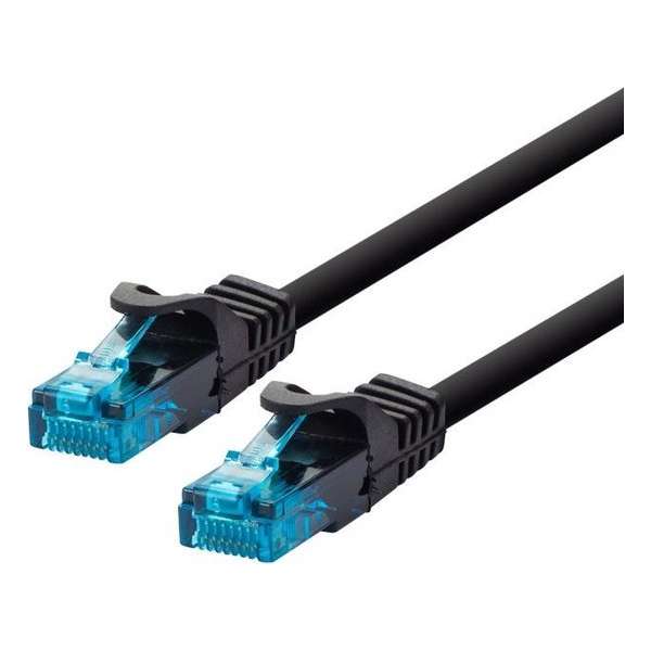 LOGON TCU55U250BL netwerkkabel 25 m Cat5e U/UTP (UTP) Zwart