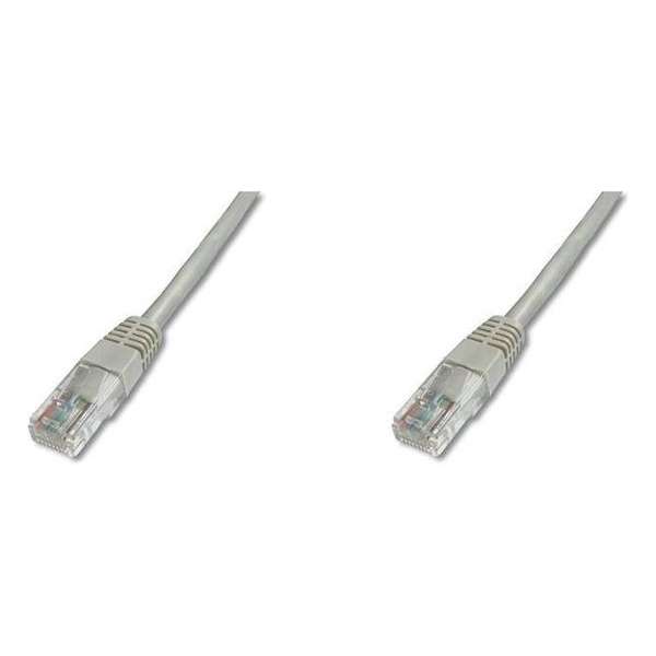 Digitus Cat6 UTP 10m netwerkkabel U/UTP (UTP) Grijs
