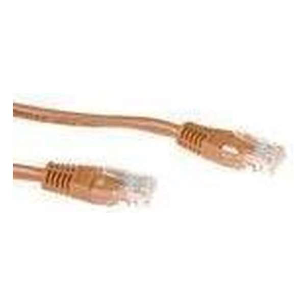 Advanced Cable Technology netwerkkabels CAT5E UTP patchcable brownCAT5E UTP patchcable brown