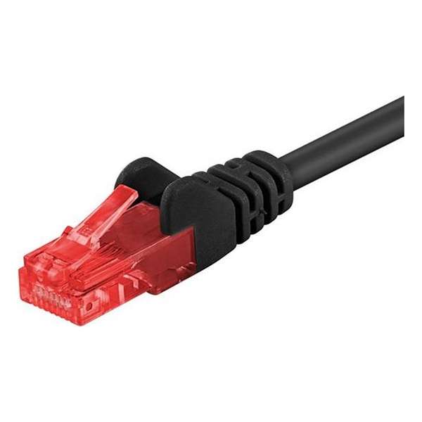 CAT6 UTP 1m zwart - CCA
