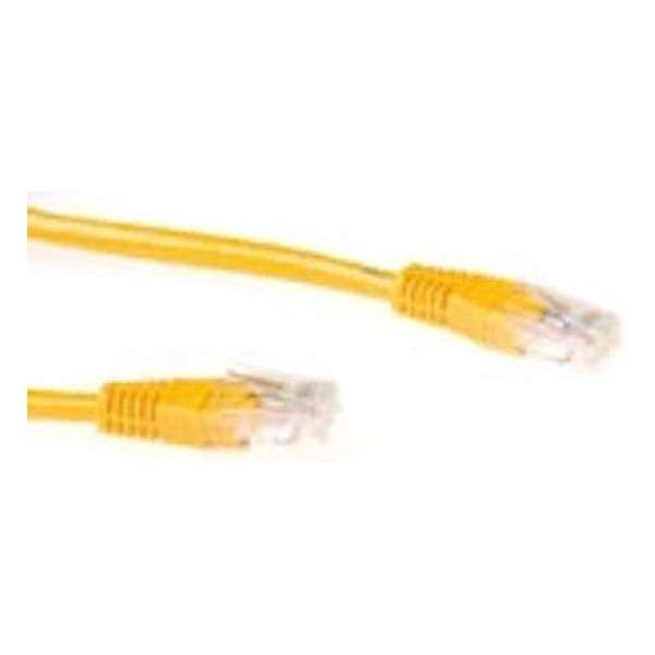ACT CAT6A UTP 20m netwerkkabel Geel