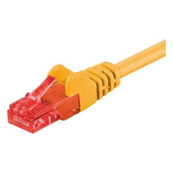 CAT6 UTP 1m geel - CCA