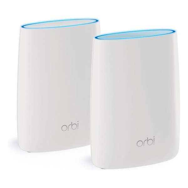 Netgear Orbi RBK50 - Multiroom Wifi Systeem - Router + 1 satelliet Netgear Orbi RBK50 - Multiroom Wifi Systeem - Router + 1 satelliet