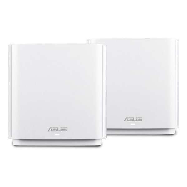 ASUS ZenWifi CT8 - Multiroom wifi systeem / Duo Pack / Router + Satelliet Wit ASUS ZenWifi CT8 - Multiroom wifi systeem / Duo Pack / Router + Satelliet Wit