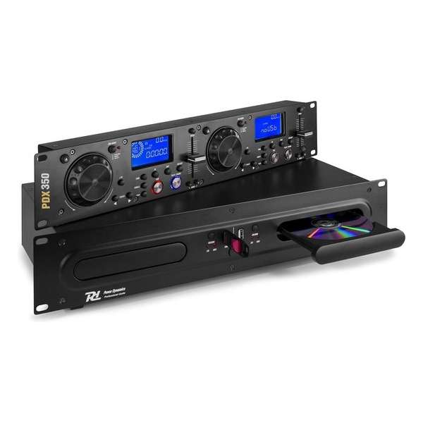 DJ CD mediaspeler - Power Dynamics PDX350 dubbele DJ CD en USB mp3 speler DJ CD mediaspeler - Power Dynamics PDX350 dubbele DJ CD en USB mp3 speler