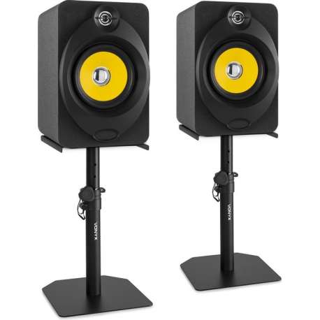 Speakers voor pc - Vonyx XP50 studio speakers 100W - Incl. standaards en audiokabel - Complete set!