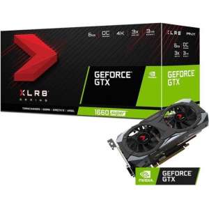 PNY GEFORCE¨ GTX 1660 SUPERª 6GB Overclocked Gaming 6GB GDDR6, DVI, HDMI, DP