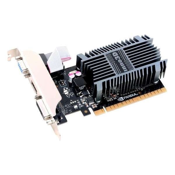 Inno3D N710-1SDV-E3BX videokaart GeForce GT 710 2 GB GDDR3