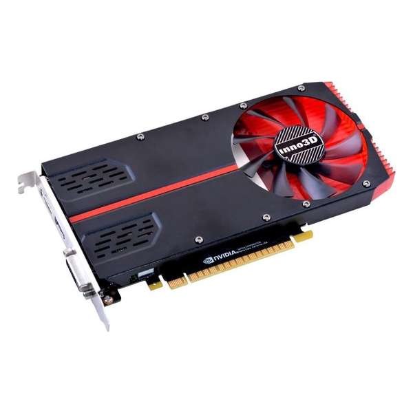 Inno3D N105T2-1SDV-M5CM videokaart NVIDIA GeForce GTX 1050 Ti 4 GB GDDR5