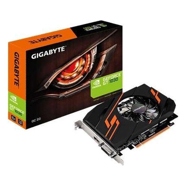 Gigabyte GV-N1030OC-2GI videokaart GeForce GT 1030 2 GB GDDR5