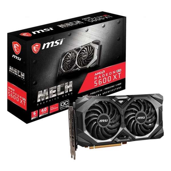 MSI RADEON RX 5600 XT MECH OC videokaart 6 GB GDDR6