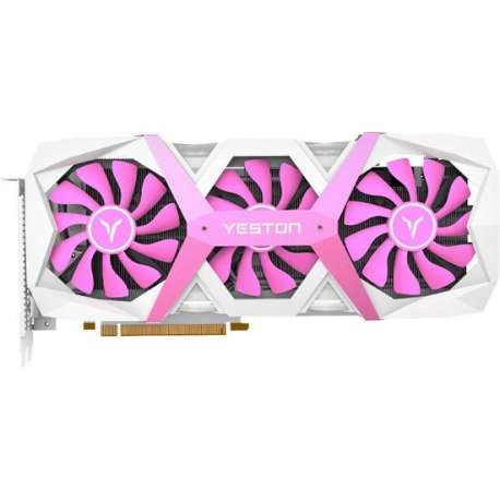 Yeston RX5700XT-8GD6 PB grafische kaart / 8GB GDDR / 256 bit / AMD Radeon RX5700XT / 1905 MHz / 1x 6 pin en 1x 8 pin