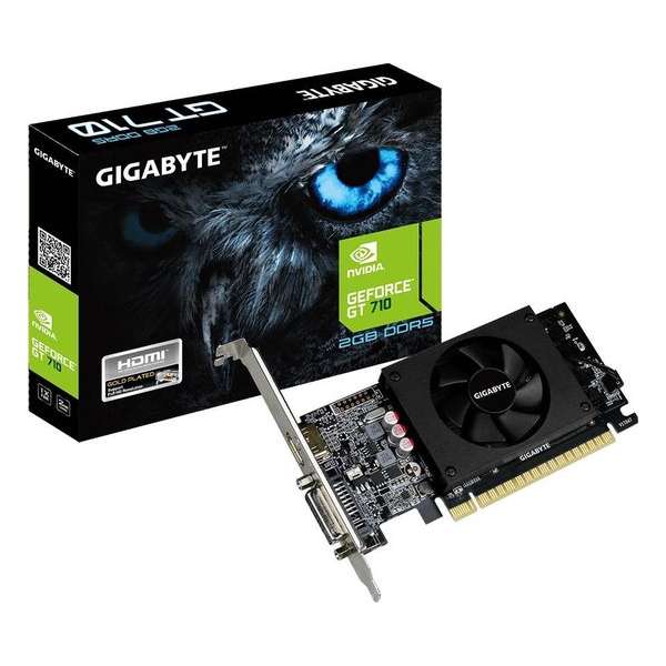Gigabyte GV-N710D5-2GL videokaart GeForce GT 710 2 GB GDDR5