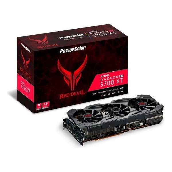 PowerColor Red Devil AXRX 5700 XT 8GBD6-3DHE/OC Radeon RX 5700 XT 8 GB GDDR6