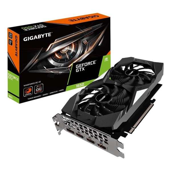 Gigabyte GV-N1650WF2OC-4GD videokaart GeForce GTX 1650 4 GB GDDR5