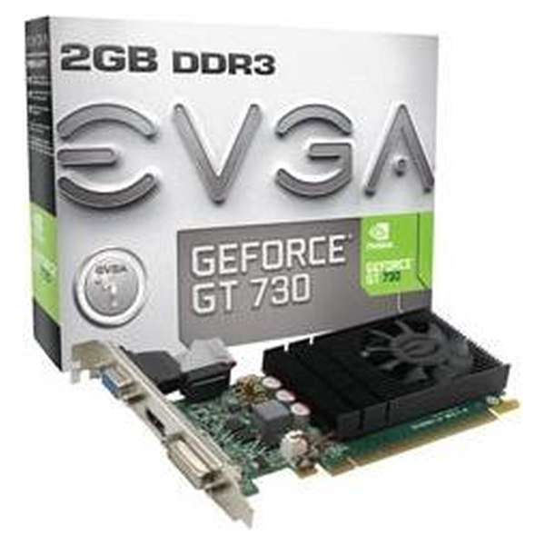 EVGA 02G-P3-2732-KR videokaart NVIDIA GeForce GT 730 2 GB GDDR3