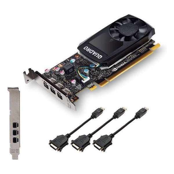 PNY VCQP400DVIV2-PB videokaart NVIDIA Quadro P400 V2 2 GB GDDR5