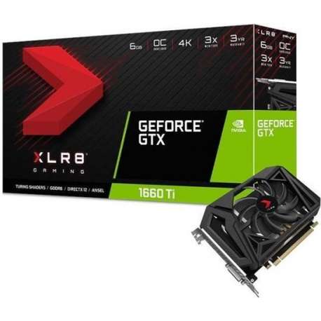 PNY VCG1660T6SFPPB-O videokaart GeForce GTX 1660 Ti 6 GB GDDR6