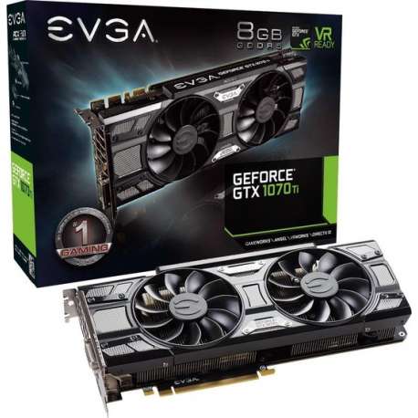 EVGA GeForce GTX 1070 Ti 8GB SC Black Edition Gaming ACX 3.0