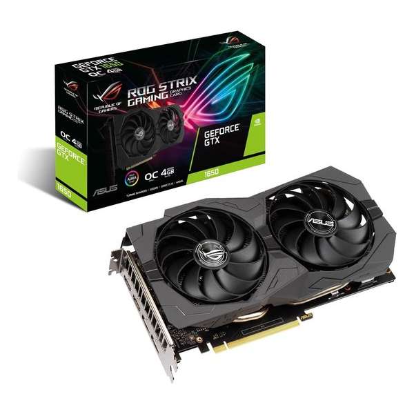 ASUS ROG -STRIX-GTX1650-O4GD6-GAMING NVIDIA GeForce GTX 1650 4 GB GDDR6