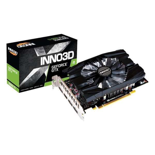 Inno3D N166T1-06D6-1710VA29 videokaart GeForce GTX 1660 Ti 6 GB GDDR6
