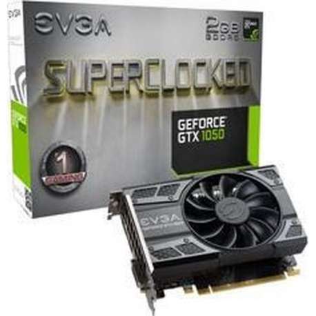EVGA 02G-P4-6152-KR videokaart NVIDIA GeForce GTX 1050 2 GB GDDR5