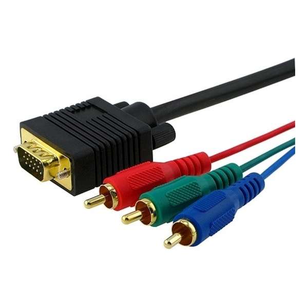 VGA naar RGB Kabel Lengte: 3 Meter VGA naar RGB Kabel Lengte: 3 Meter