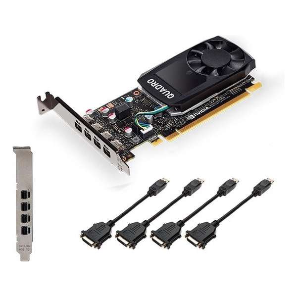 PNY VCQP620DVIV2-PB videokaart NVIDIA Quadro P620 V2 2 GB GDDR5