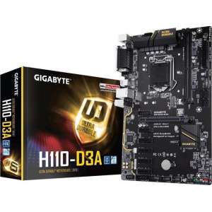 Gigabyte H110-D3A moederbord LGA 1151 (Socket H4) ATX H110 Express