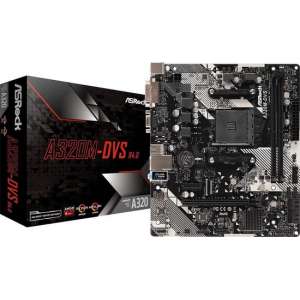 Asrock A320M-DVS R4.0 Socket AM4 micro ATX AMD A320