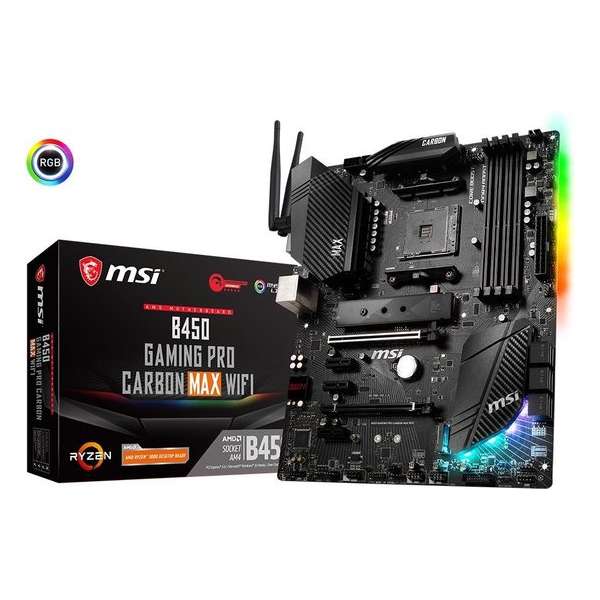 MSI B450 GAMING PRO CARBON MAX WIFI Socket AM4 ATX AMD B450