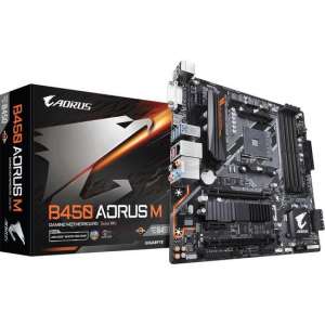 Gigabyte B450 AORUS M (rev. 1.0) Socket AM4 micro ATX AMD B450
