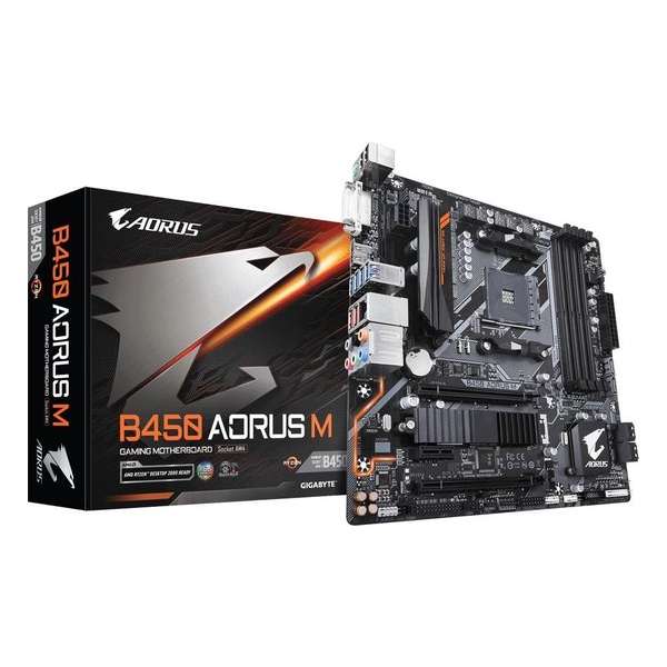 Gigabyte B450 AORUS M (rev. 1.0) Socket AM4 micro ATX AMD B450
