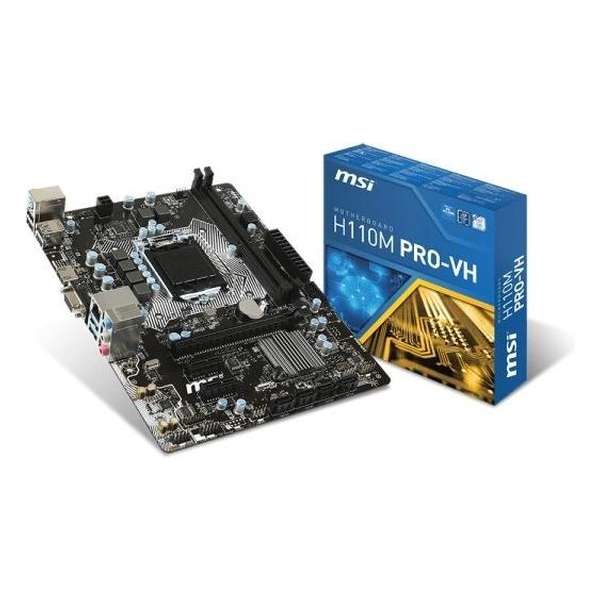 MSI H110M PRO-VH moederbord LGA 1151 (Socket H4) Micro ATX Intel® H110