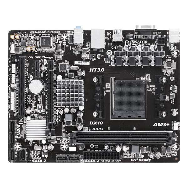 GIGABYTE MB Sc AM3+ 78LMT-S2 R2, AMD 760G, 2xDDR3, VGA, mATX