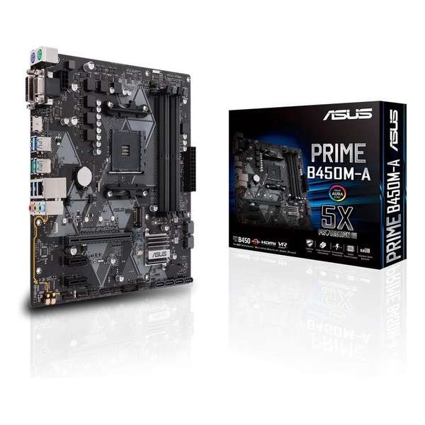 ASUS PRIME B450M-A Socket AM4 micro ATX AMD B450