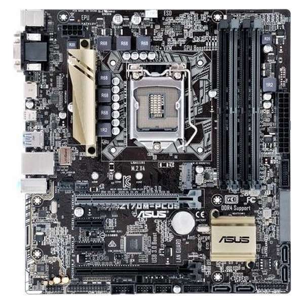 ASUS Z170M-PLUS Intel Z170 LGA 1151 (Socket H4) Micro ATX