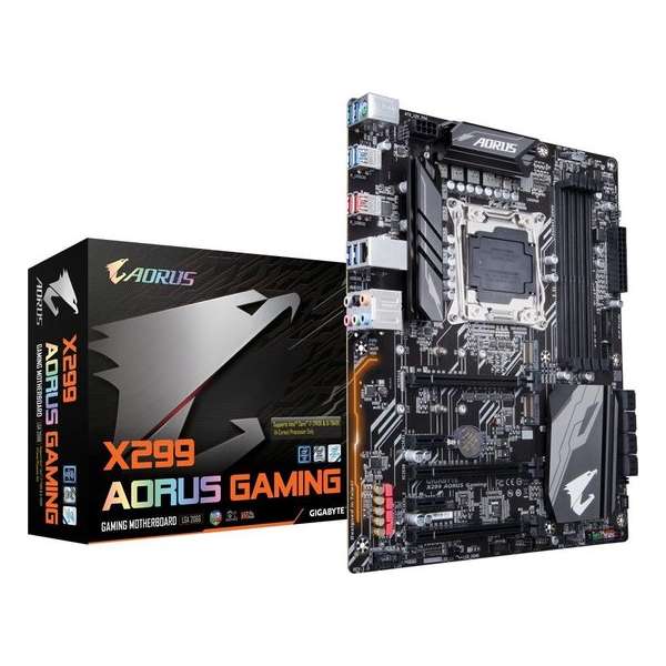 Gigabyte X299 AORUS Gaming moederbord LGA 2066 ATX Intel® X299