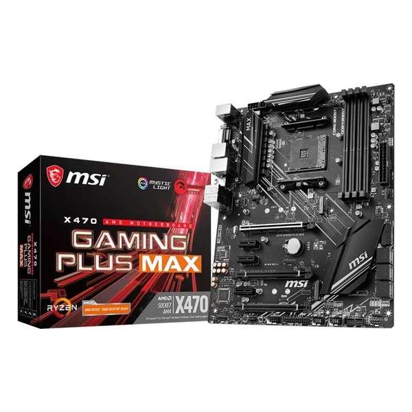 MSI X470 Gaming Plus Max Socket AM4 ATX AMD X470