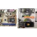 Point Of View mini ITX moederbord met geintegreerde Intel Atom D510 dual-core processor geleverd met PCI-E grafische kaart