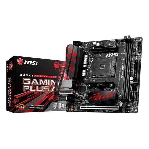 MSI B450I GAMING PLUS AC Socket AM4 mini ITX AMD B450