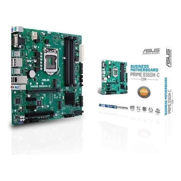 ASUS PRIME B360M-C/CSM moederbord Micro ATX Intel® B360