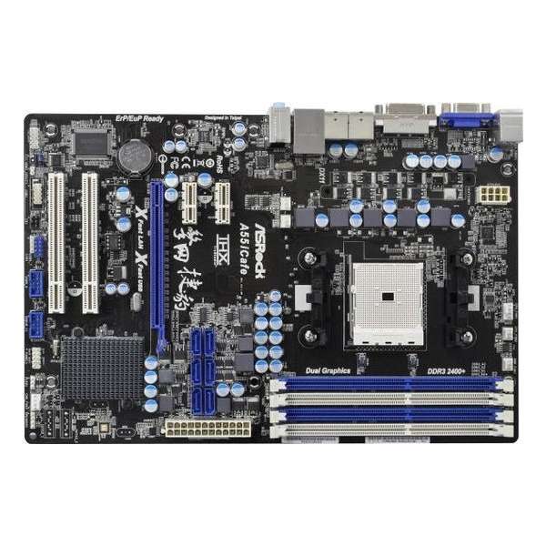 Asrock A55iCafe Socket FM1 AMD A55 ATX