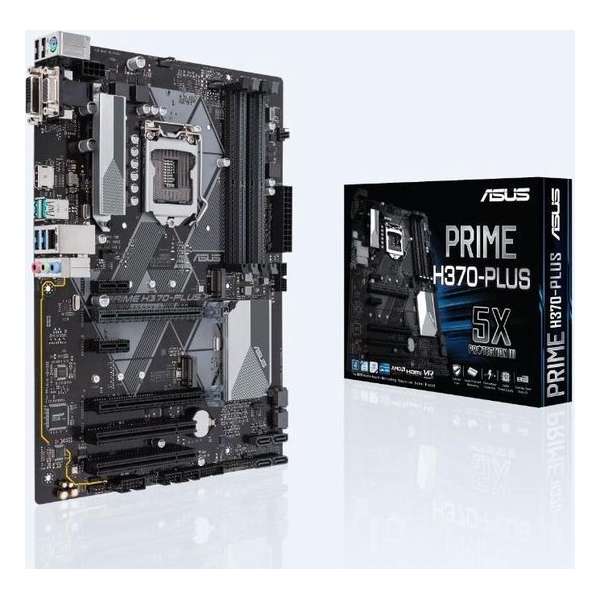 ASUS PRIME H370-PLUS moederbord LGA 1151 (Socket H4) ATX Intel® H370