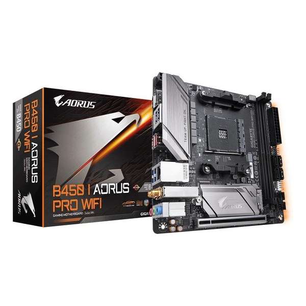 Gigabyte B450 I AORUS PRO WIFI moederbord Socket AM4 mini ATX AMD B450