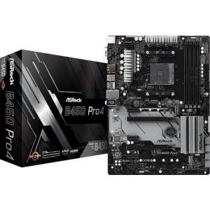 Asrock B450 Pro4 Socket AM4 ATX AMD B450