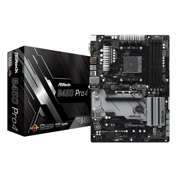 Asrock B450 Pro4 Socket AM4 ATX AMD B450