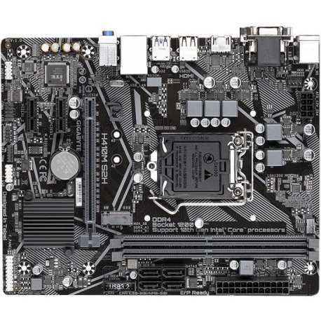 Gigabyte H410M S2H moederbord LGA 1200 Micro ATX