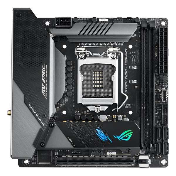 ASUS ROG STRIX Z490-I GAMING LGA 1200 Mini ITX Intel Z490