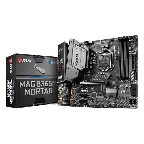 MSI MAG B365M Mortar moederbord LGA 1151 (Socket H4) Micro ATX Intel B365
